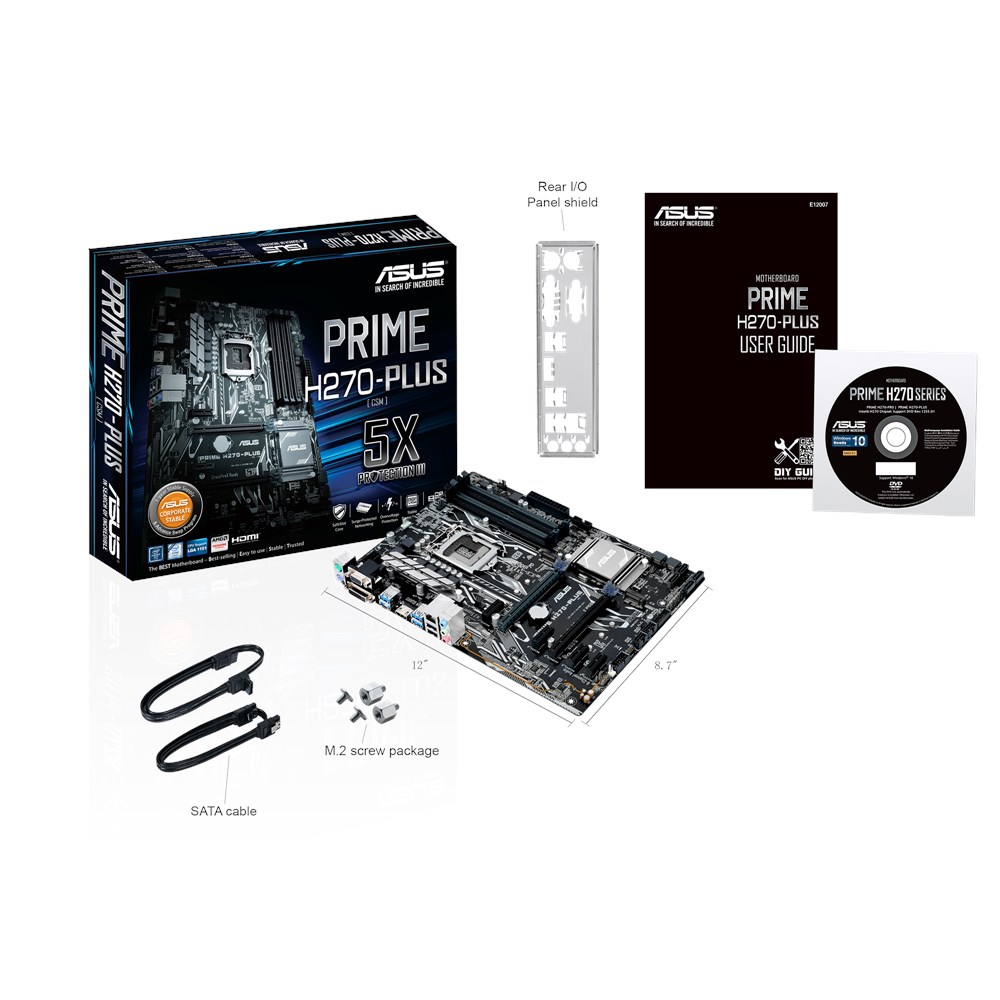 Asus Prime H270-Plus - Motherboard Specifications On MotherboardDB